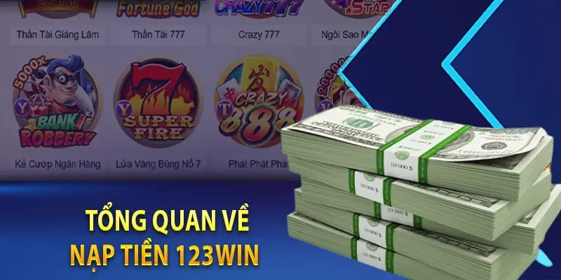 Nạp tiền nhanh chóng trên 123win